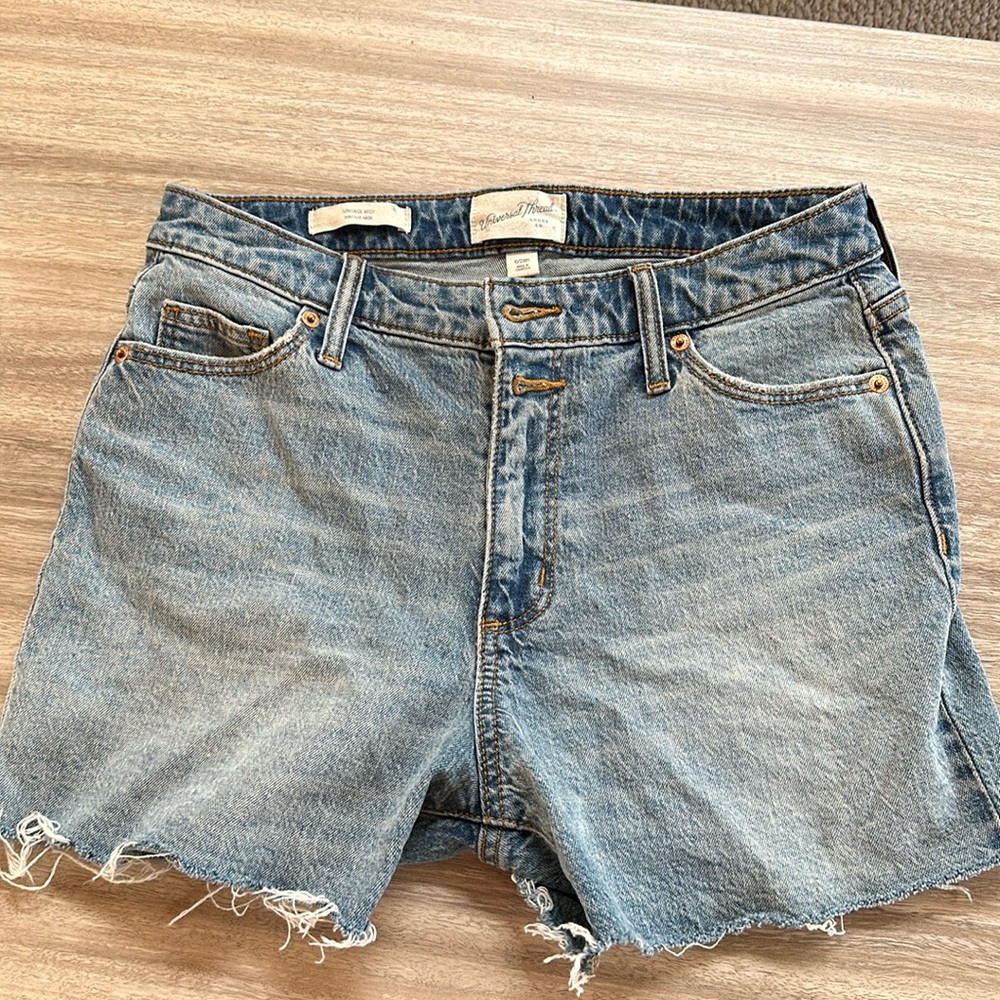 Universal Thread Blue Denim Women Shorts